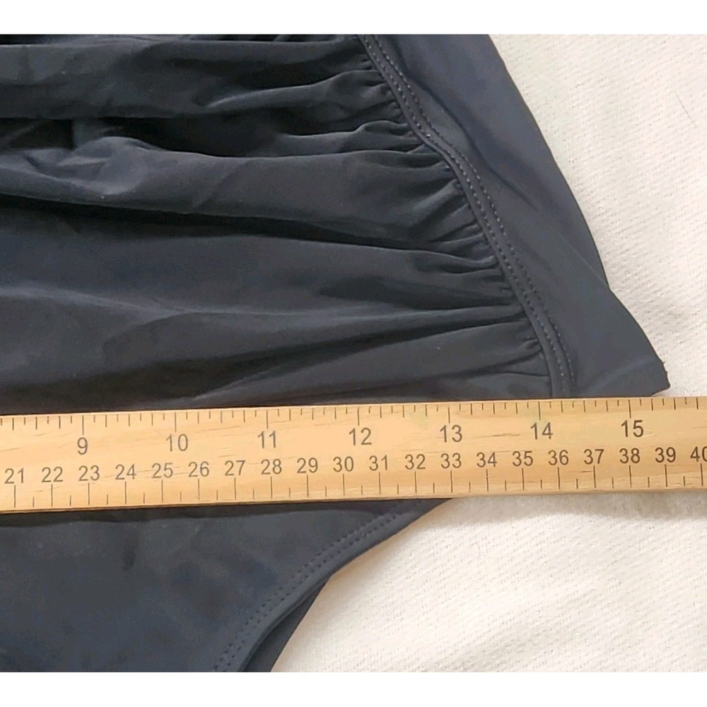 NWT Upopby Swimwear Womens 6 Black Padded Push Up One Piece Tummy Control‎ - Picture 7 of 8